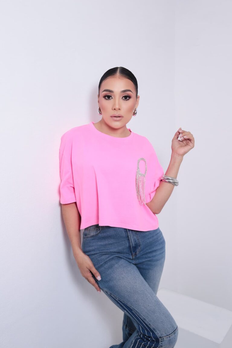 Top Pink Muy Casual super bello
