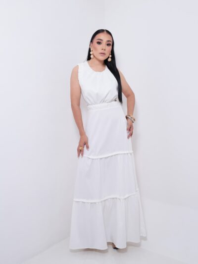 Vestido Blanco en jireh Fashion en Nicaragua super bello