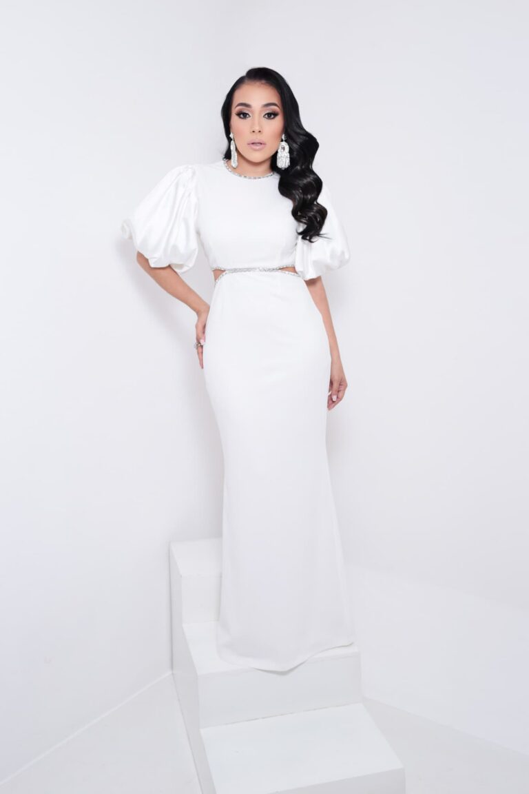 Vestido Blanco super bello en Jireh Fashion