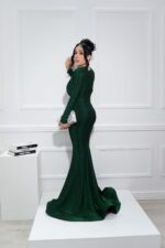 vestido verde de moda super bello
